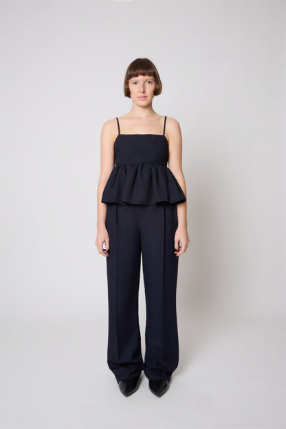 Lolie Top in Blue Wool