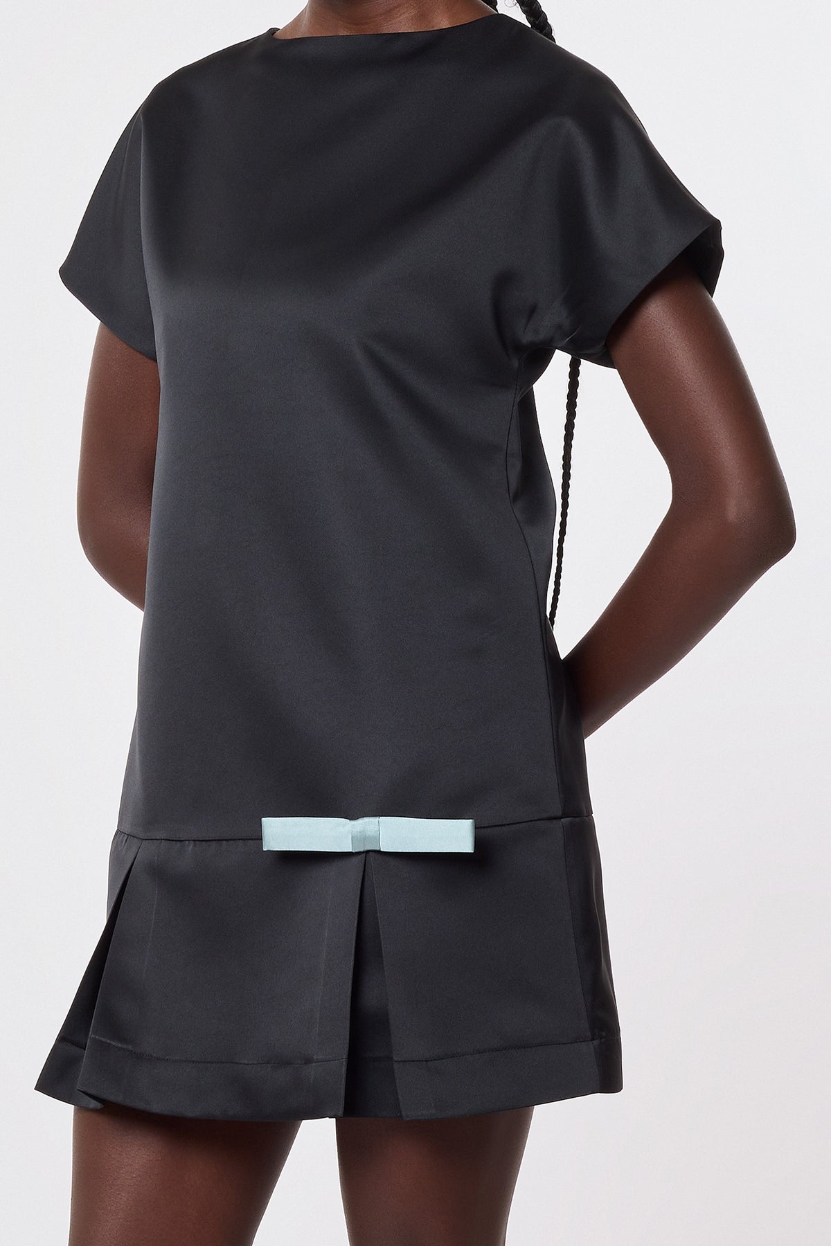 Fiocco in Turquoise Silk